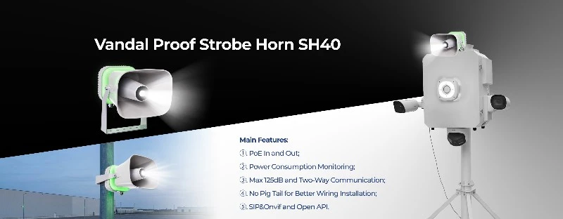 Gago Vandal Proof Strobe Horn SH40 for outdoor security systems